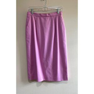 Vtg Pendleton 100% Virgin Wool Pencil Skirt Womens 8 Pink Lined